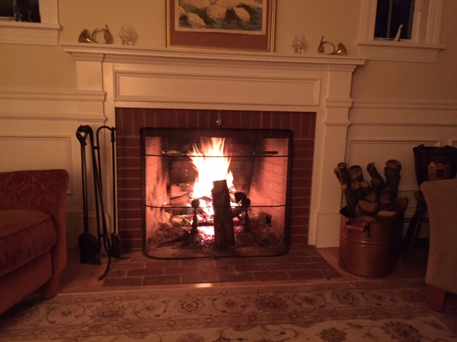 Nothing better than a roaring fire on a crisp New England Autumn!